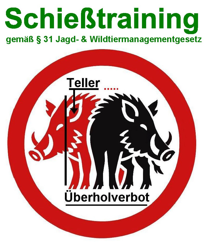 Schiesstraining gem&auml;&szlig; &sect; 31 Jagd- & Wildtiermanagementgesetz