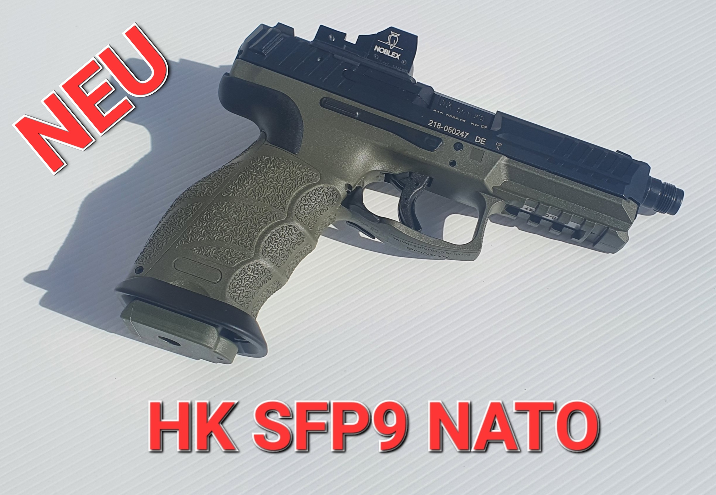 HK SFP9 NATO Halbautomatische Pistole