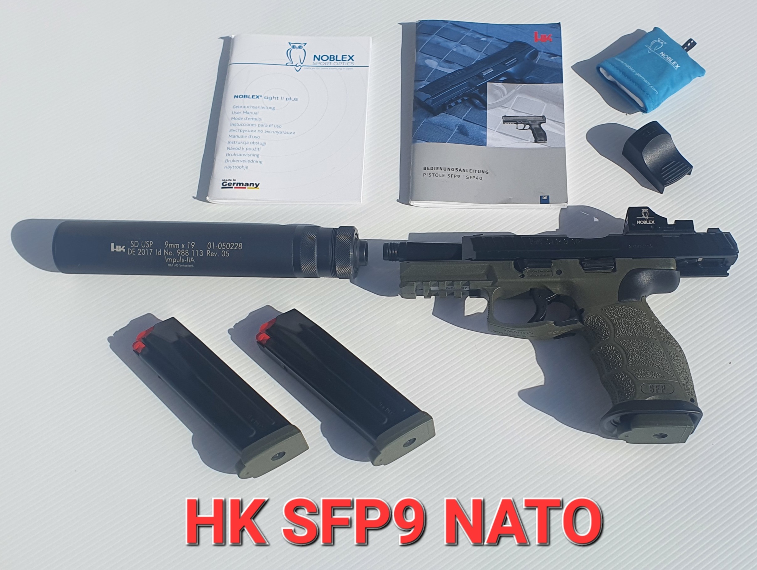 HK SFP9 NATO Halbautomatische Pistole